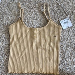 Petal cut tank top NWT